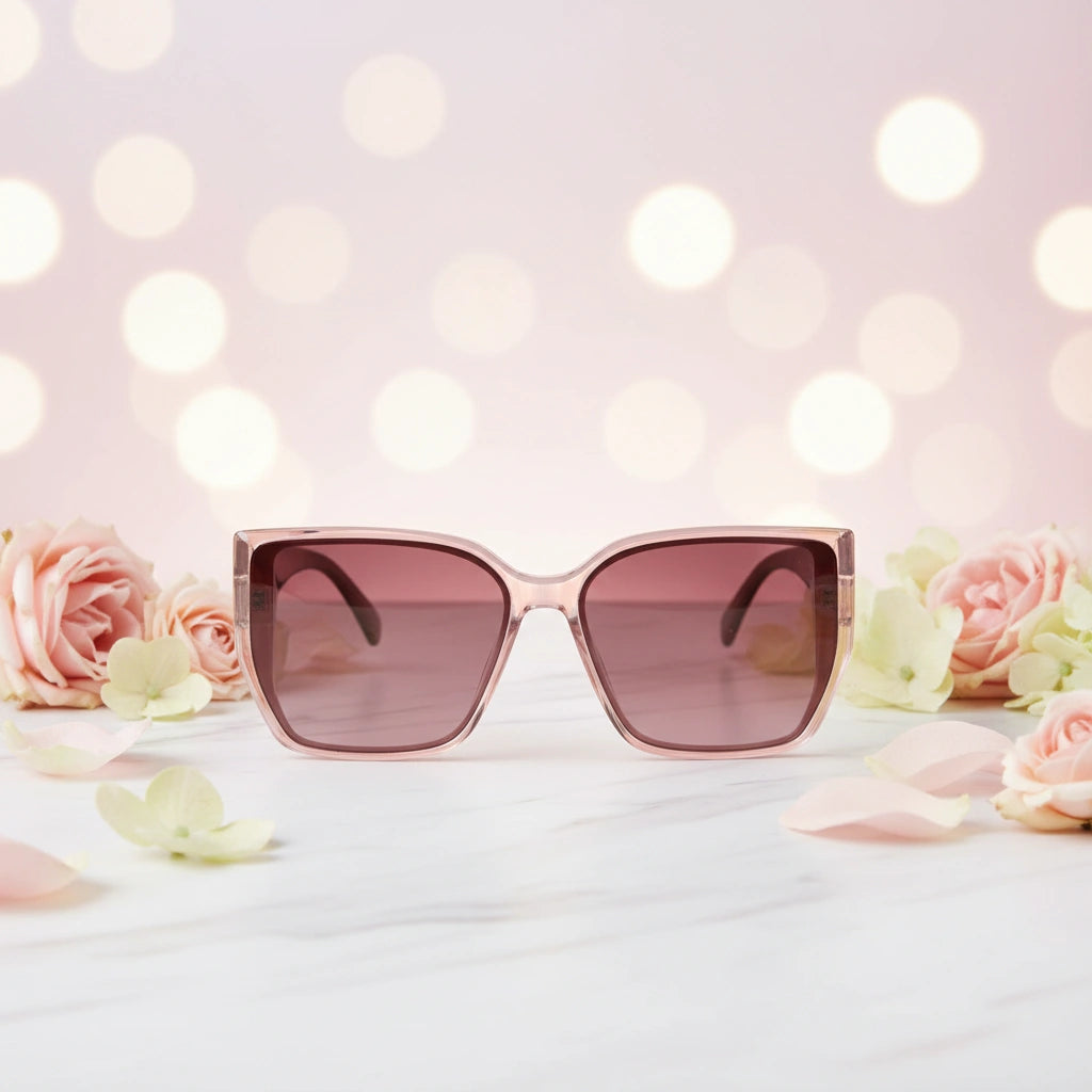 Stylish Designer Pink Cat eye Sunglass For Women LKS9131-PINK