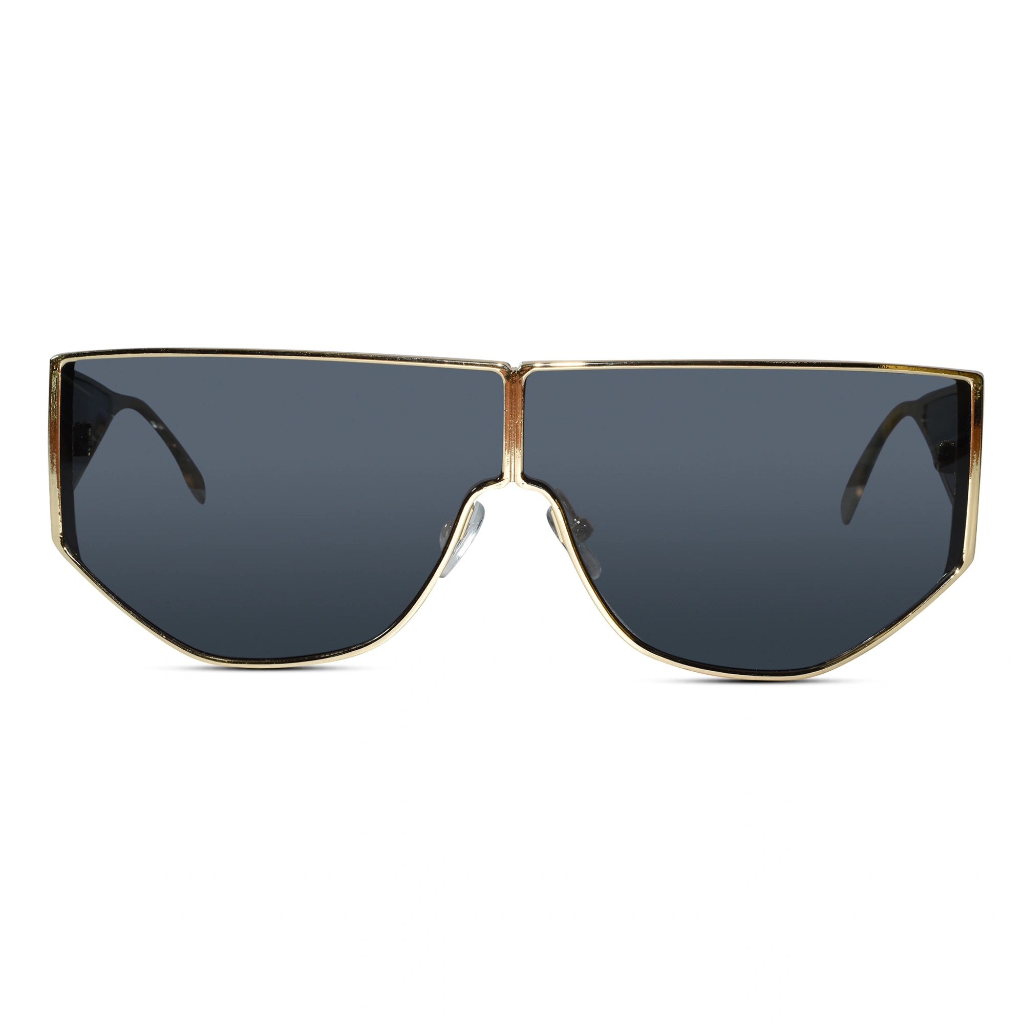 Stylish Geometric Sunglasses for Men-ELS2026S05-BLK GLD