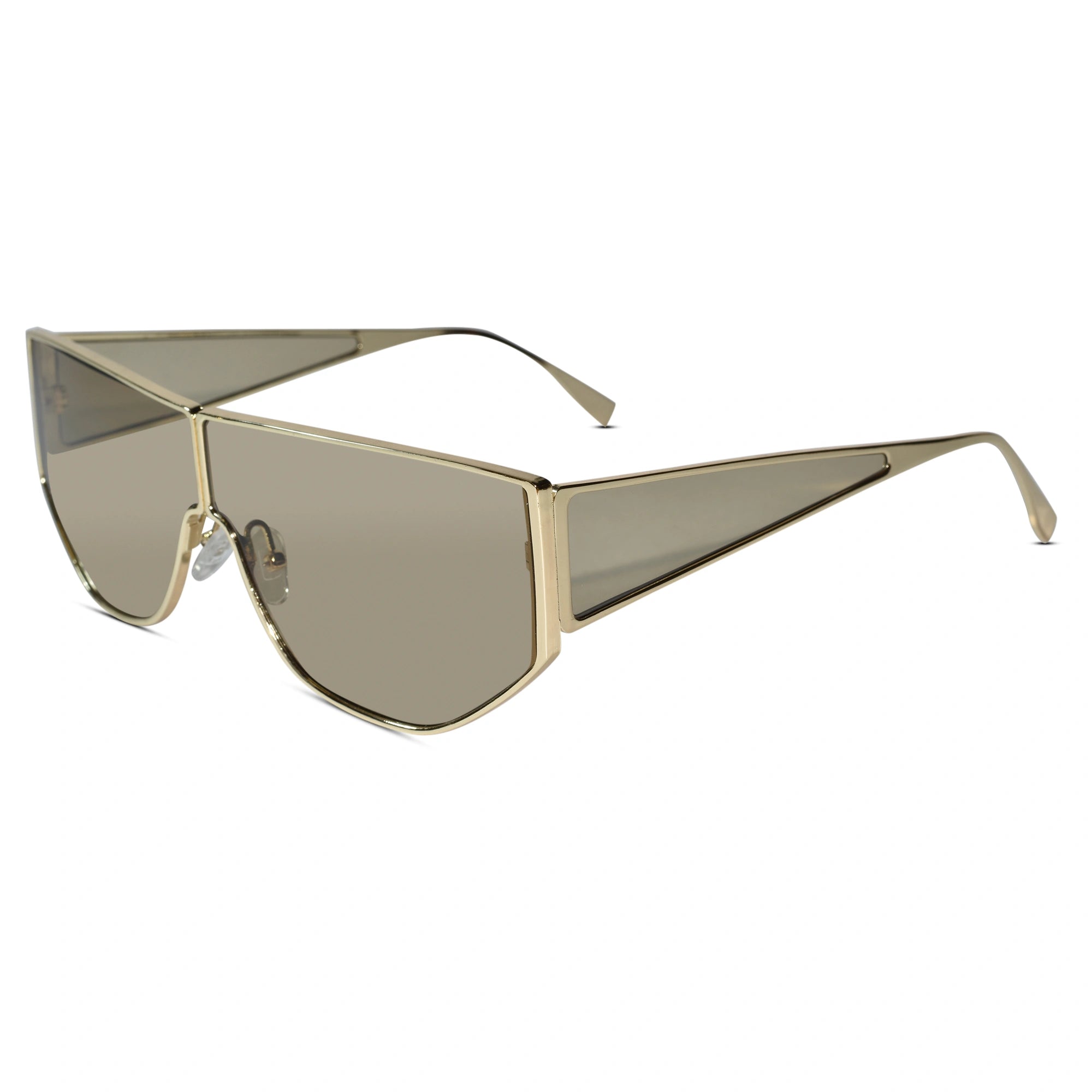 Stylish Geometric Sunglasses for Men-ELS2026S05-BLK GLD