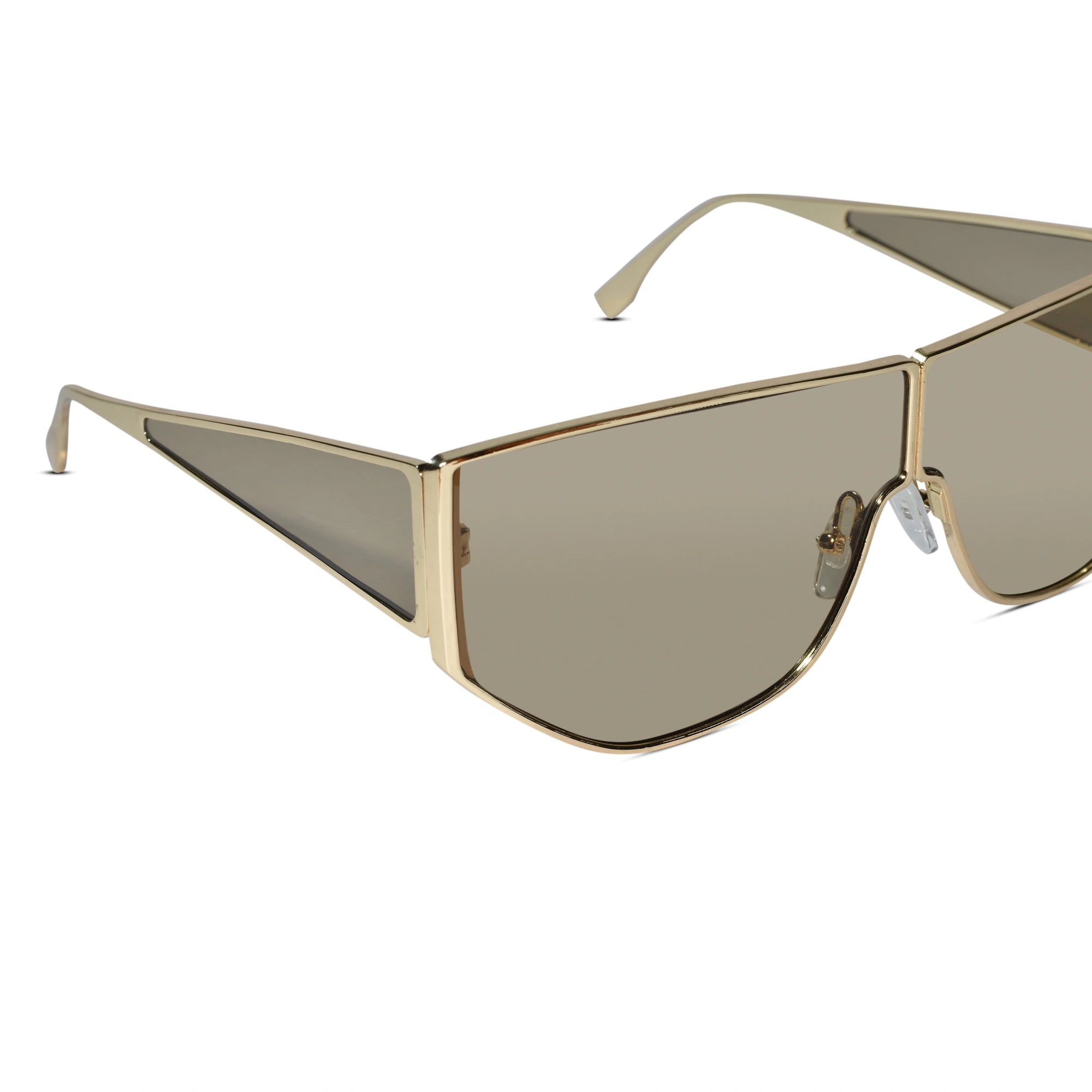 Stylish Geometric Sunglasses for Men-ELS2026S05-BLK GLD