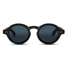 SunDrip | Polarised Bold Round Black Sunglasses For Men & Women