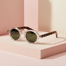 SunDrip | Polarised Bold Round Transparent Sunglasses