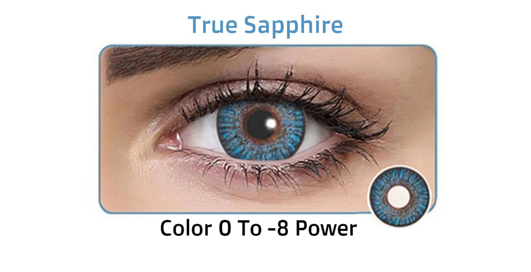 Freshlook Colorblends Monthly Disposable True Sapphire Color