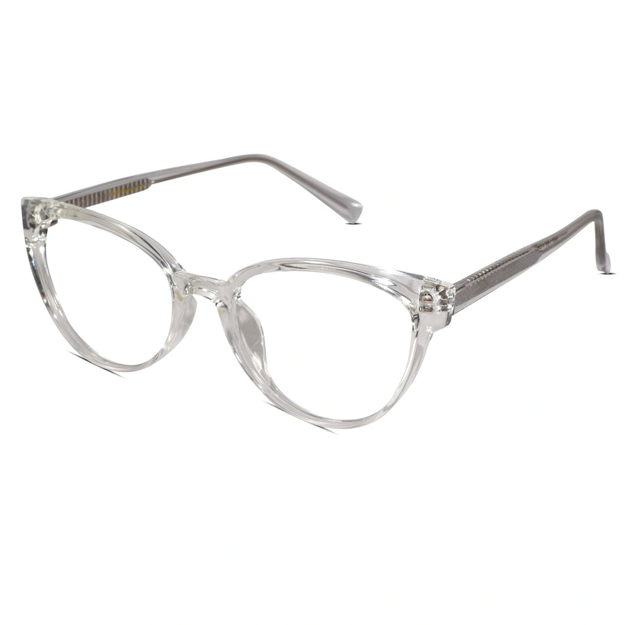 Transparent Cateye Eyeglasses For Women