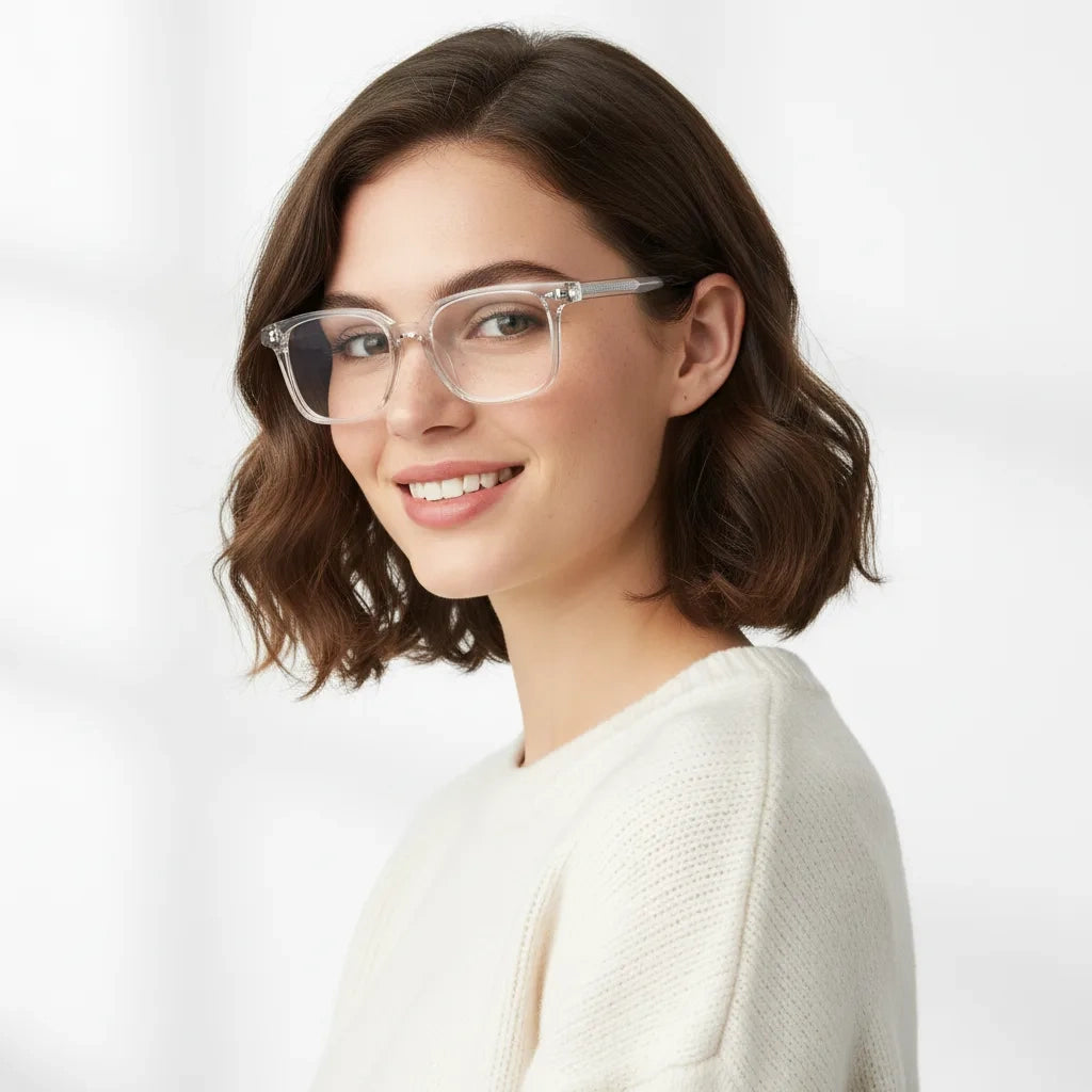 Transparent  Eyeglasses for Men & Women ELE7128-TRANS