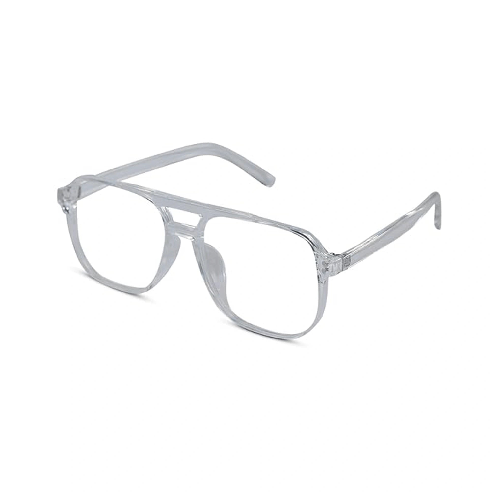 Transparent Rectangular Eyeglasses For Men LKE8935-TRANS