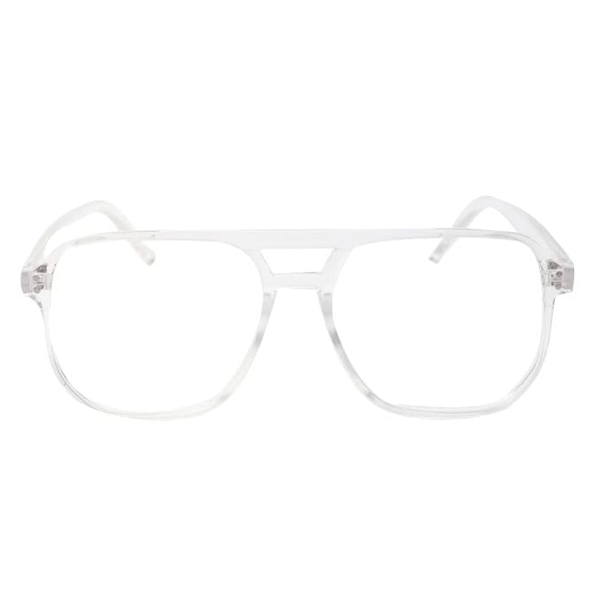 Transparent Rectangular Eyeglasses For Men LKE8935-TRANS