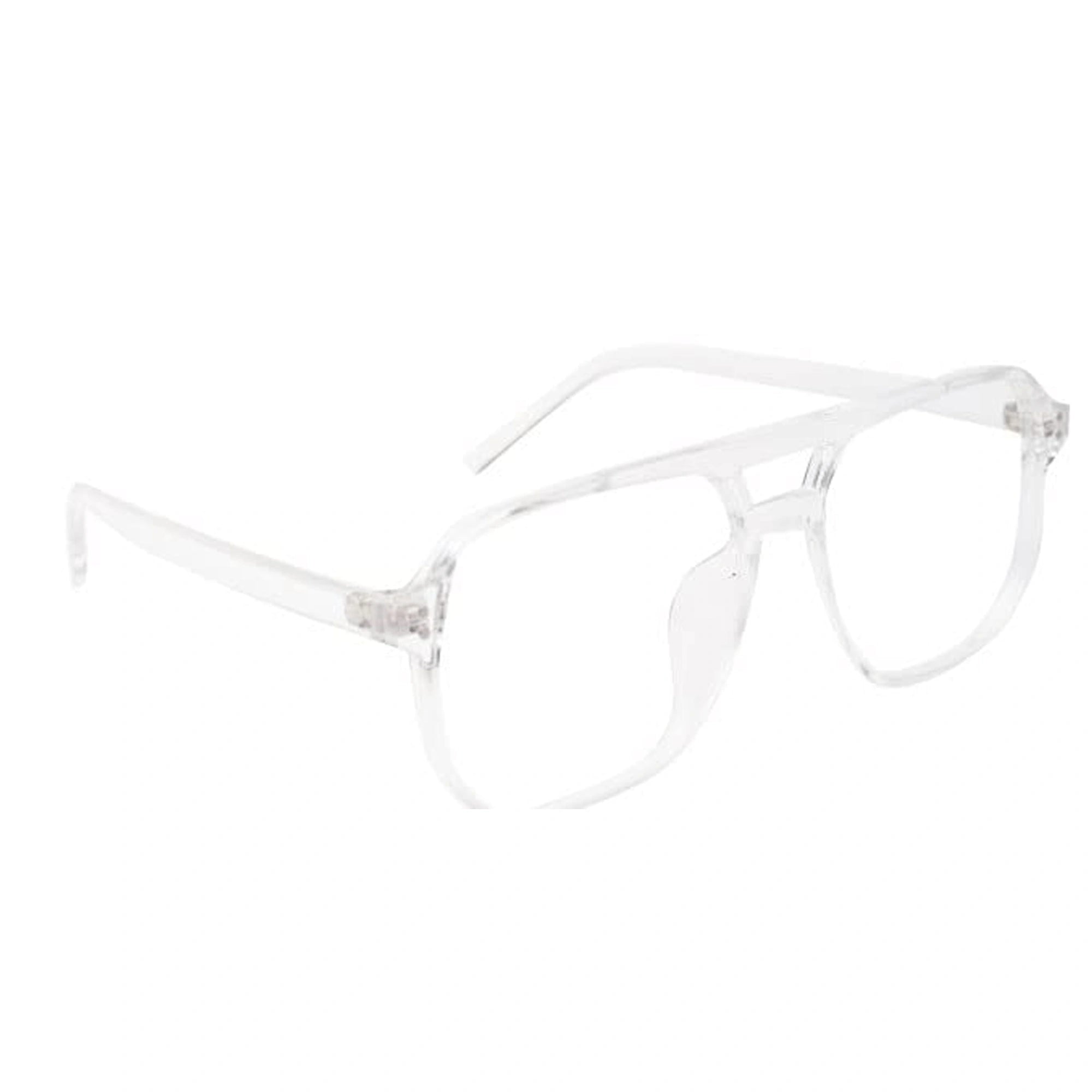 Transparent Rectangular Eyeglasses For Men LKE8935-TRANS