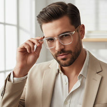 Transparent Rectangular Eyeglasses For Men & Women