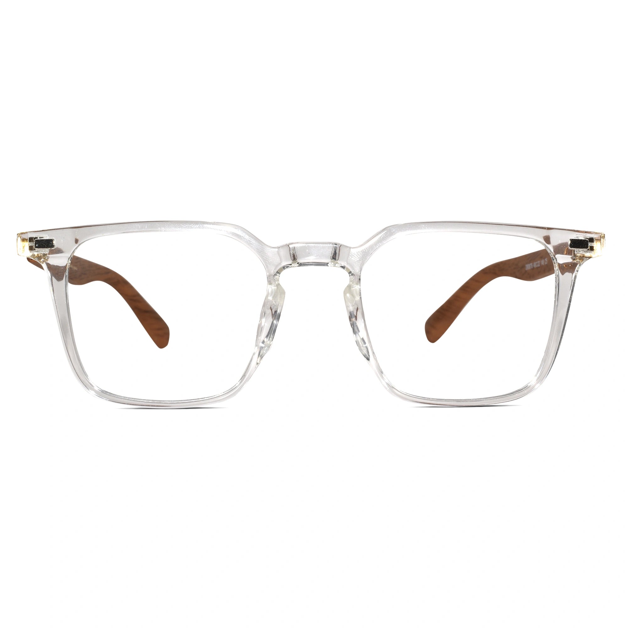 Transparent Rectangular Eyeglasses For Men & Women ELE280876-TRANS
