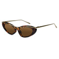 Trendy Cat Eye Sunglasses for Women ELS2026S019-DA BRN