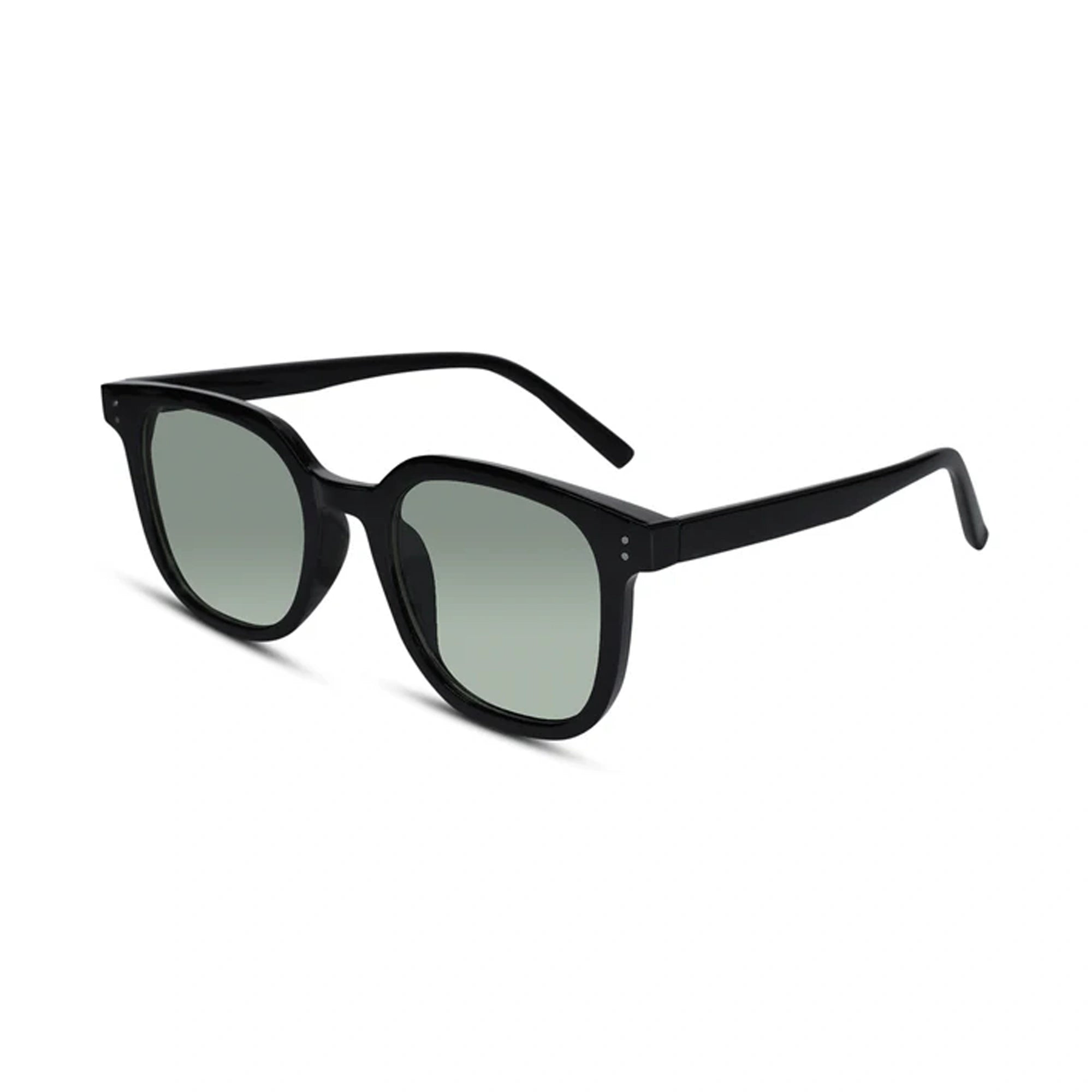 TropicTint | Green Tint Black Wayfarer Sunglasses For Men & Women LKS2139-GRN