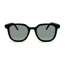 TropicTint | Green Tint Black Wayfarer Sunglasses For Men & Women