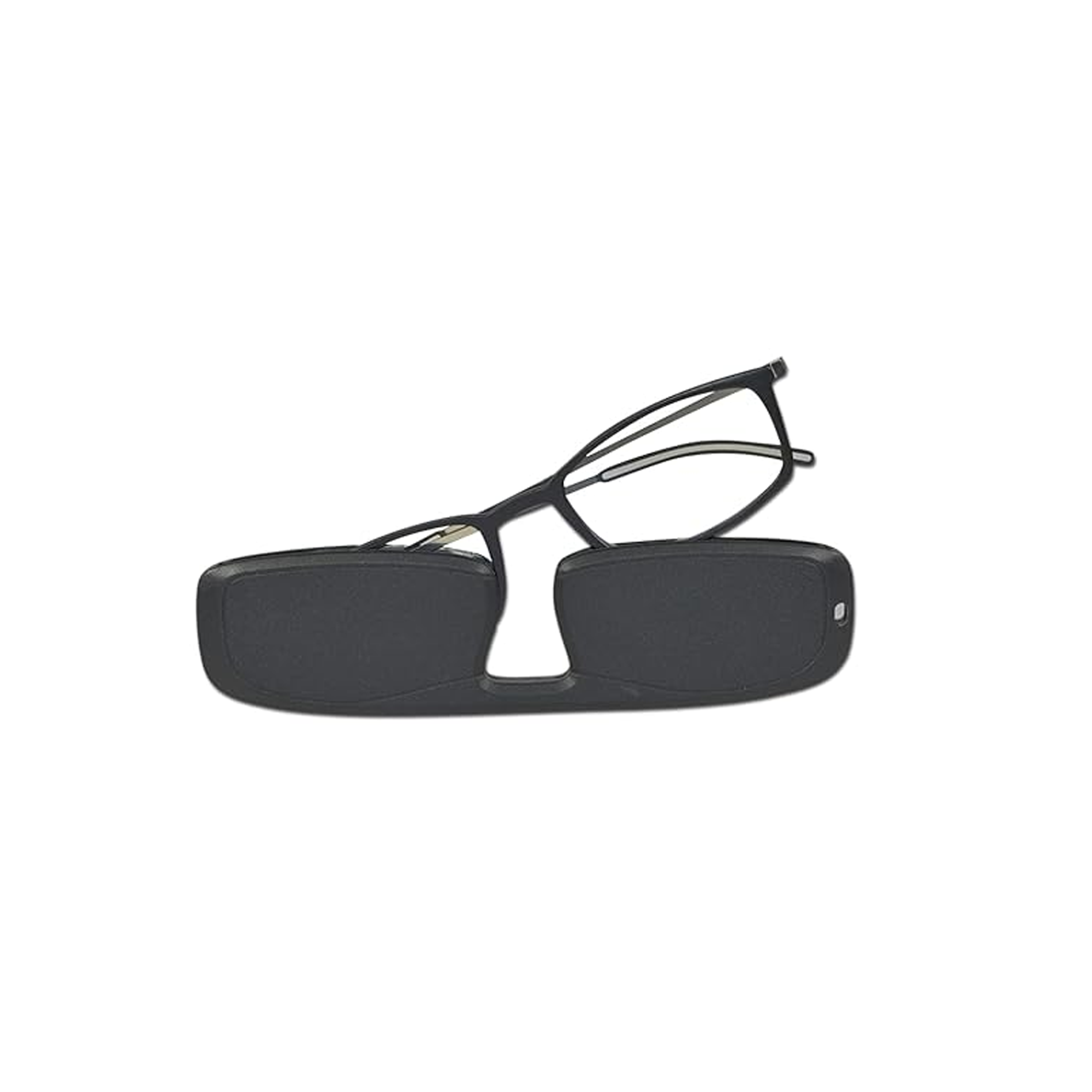 Discover Black frame reading glasses with a portable case. These computer eye strain glasses offer convenient storage and protection.