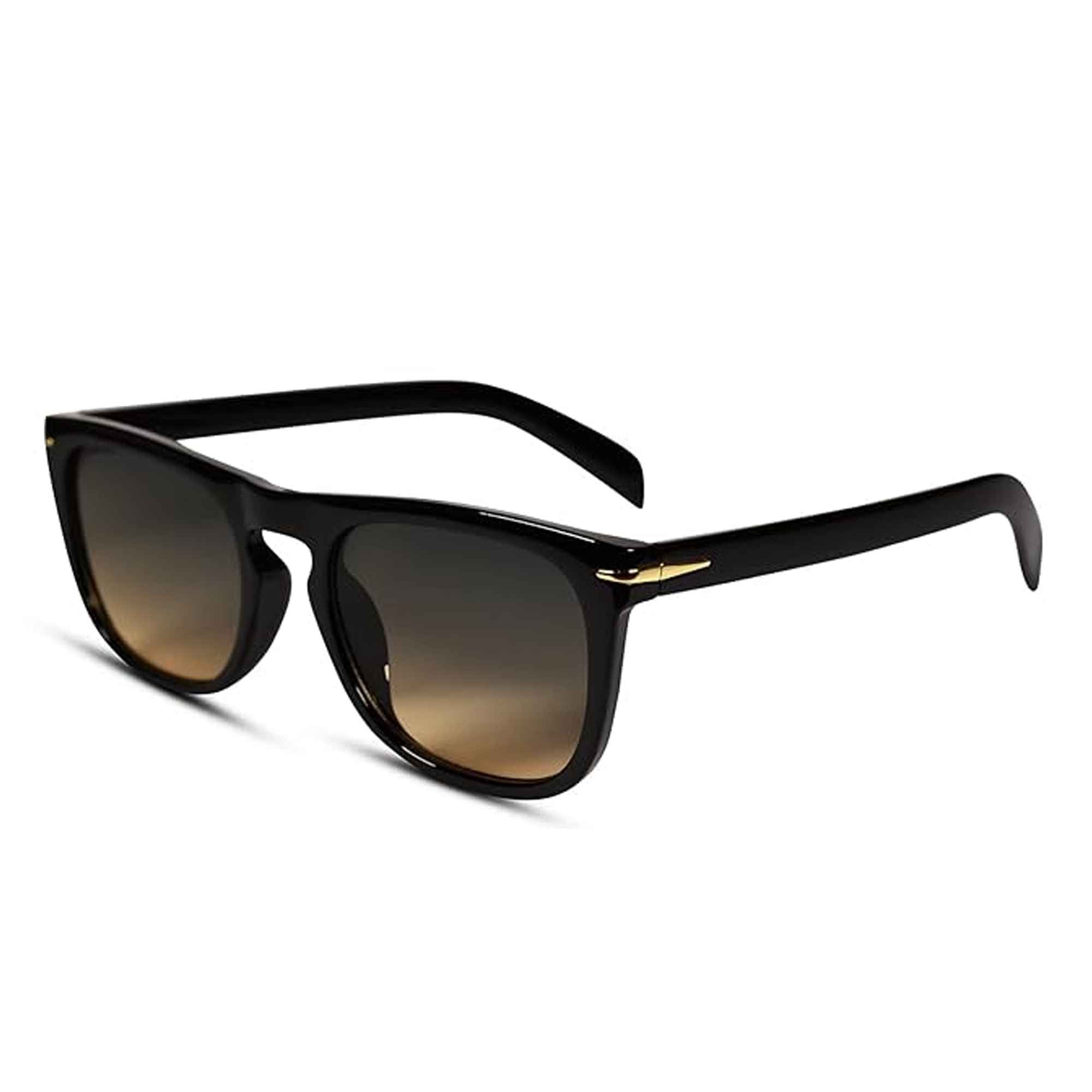 Black Wayfarer Sunglasses For Men & Women LKS9992-BLK