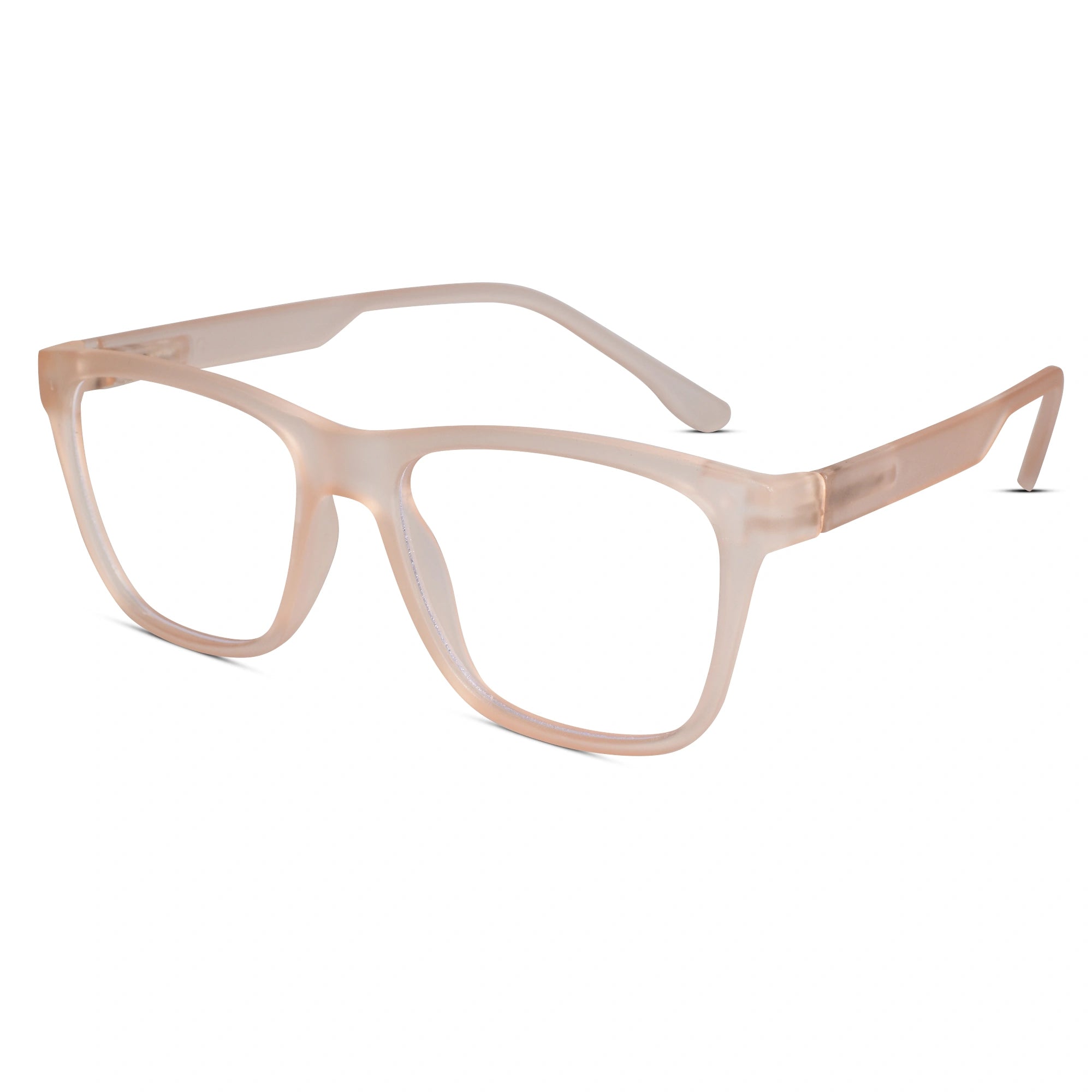 Urban Matt Pink Rectangular Eyeglasses & Computer Glasses For Men & Women LKE1G1001-PNK