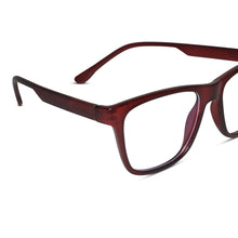 Urban Matte-Red Rectangular Eyeglasses & Computer Glasses For Men & Women LKE1G1001-RED