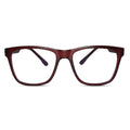 Urban Matte-Red Rectangular Eyeglasses & Computer Glasses For Men & Women LKE1G1001-RED