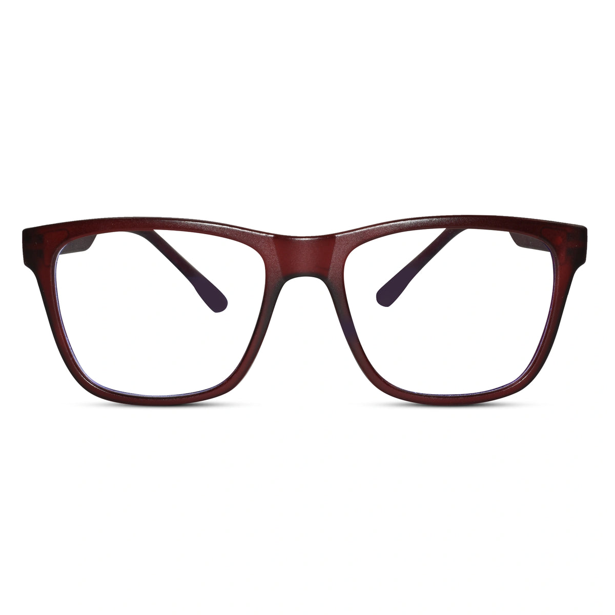 Urban Matte-Red Rectangular Eyeglasses & Computer Glasses For Men & Women LKE1G1001-RED