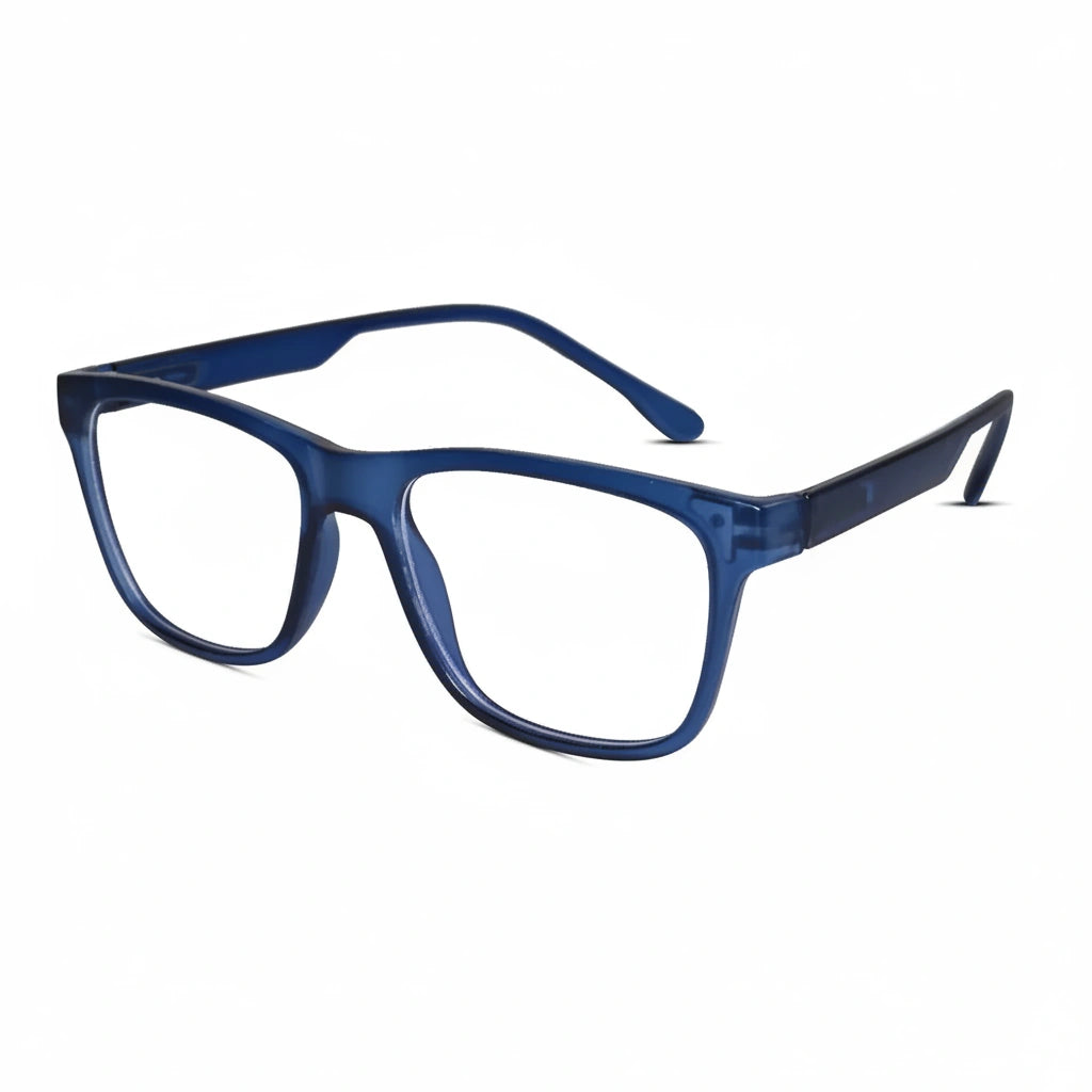 Urban Matte-Ocean Blue Rectangular Eyeglasses & Computer Glasses For Men & Women
