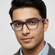 Urban Matte-Ocean Blue Rectangular Eyeglasses & Computer Glasses For Men & Women