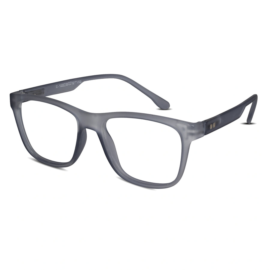 Urban Matte-Smokey Grey Eyeglasses & Computer Glasses For Men & Women LKE1G1001-GRY