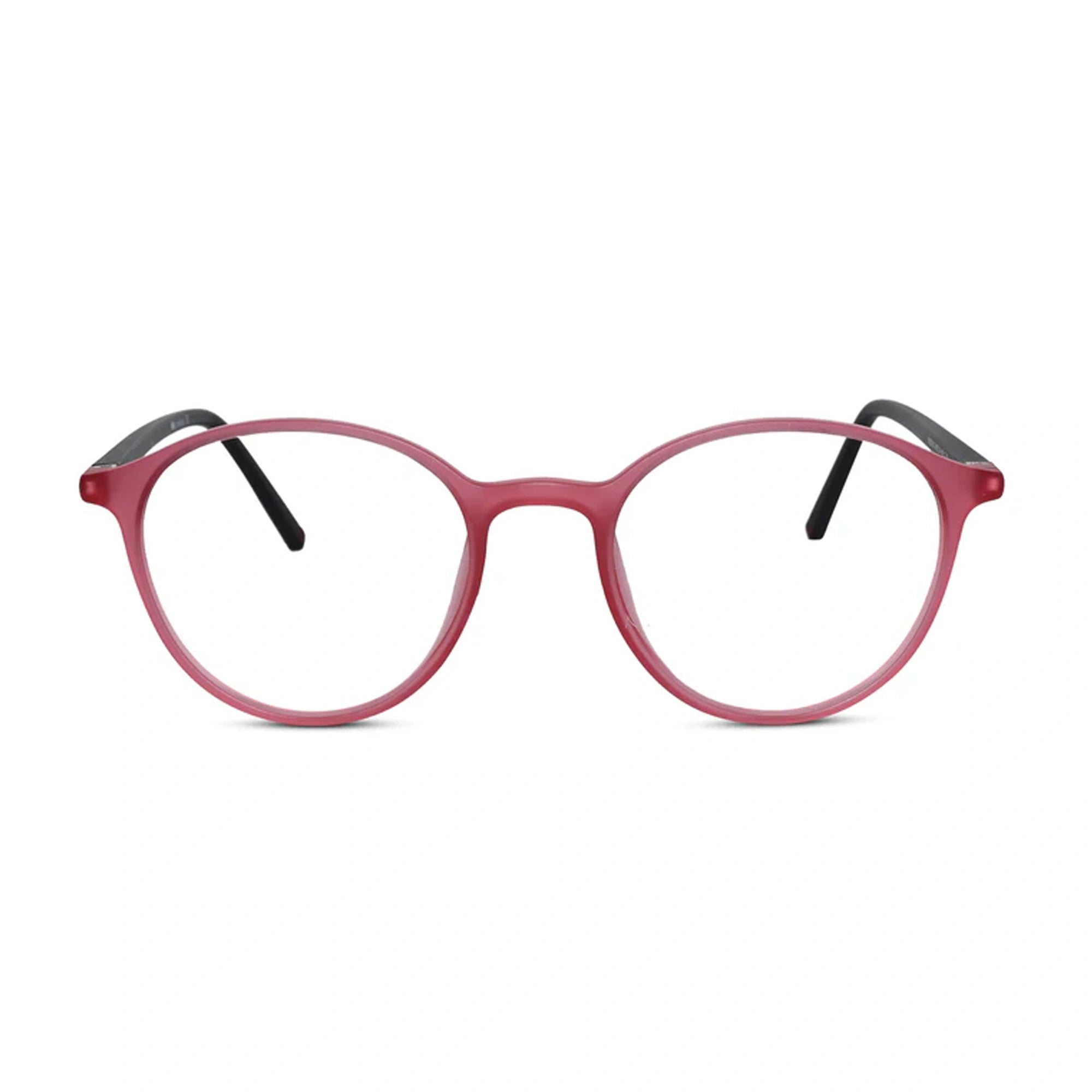 VINTAGE Ultra Light Matt Pink Round Eyeglasses For Men & Women LKE05-PNK