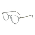 VINTAGE  Ultra Light Matt White Round Eyeglasses For Men & Women LKE05-WHT