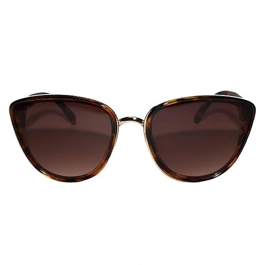 Vintage | Black Cateye Sunglasses For Women- LKS53125-BRN