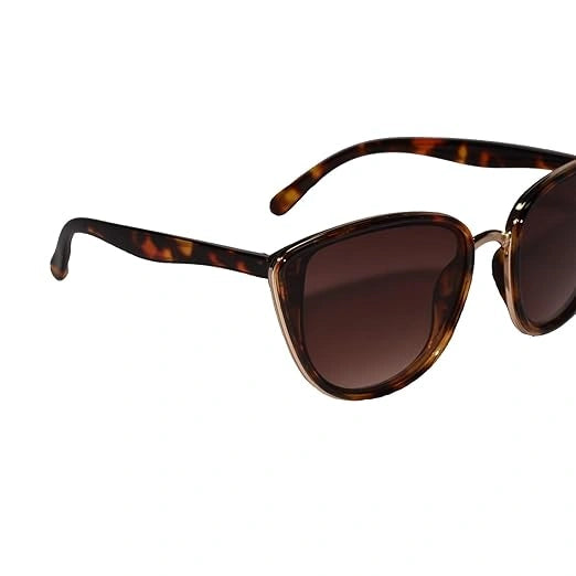 Vintage | Black Cateye Sunglasses For Women- LKS53125-BRN