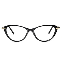 Vintage Black Golden Cateye Eyeglasses