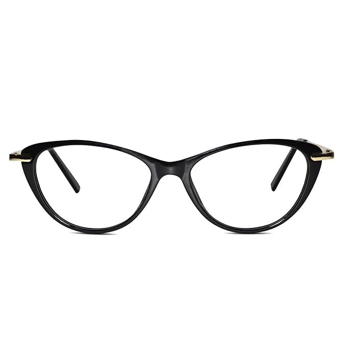 Vintage Black Golden Cateye Eyeglasses LKE92125-BLK