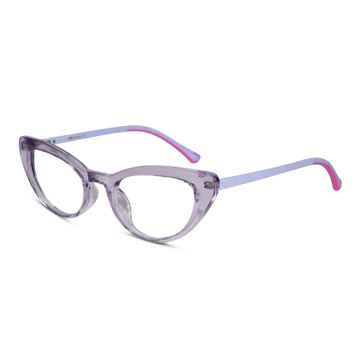 Vintage Crystal Purple Cateye Eyeglasses