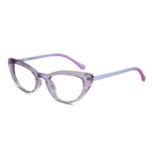 Vintage Crystal Purple Cateye Eyeglasses