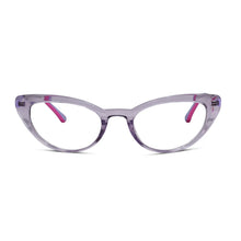 Vintage Crystal Purple Cateye Eyeglasses
