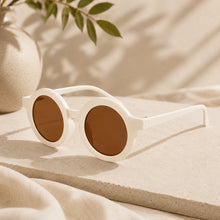 Vintage Matt White Sunglasses For Kids