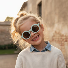 Vintage Round Sunglasses For Kids LKSK83108-GRN
