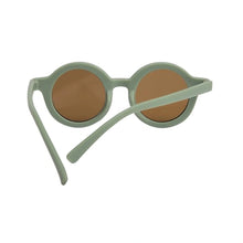 Vintage Round Sunglasses For Kids LKSK83108-GRN