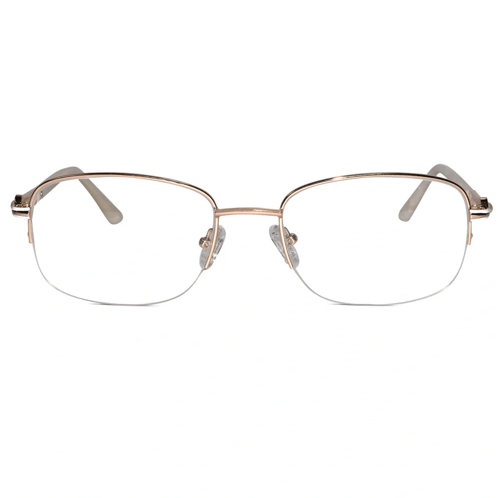 JEWEL Brown Designer Semi Frame Cat eye Eyeglasses For Women