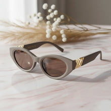Zenith | Polarised Designer BEIGE  Cateye Sunglasses for Women