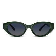 Zenith | Polarised Designer Green Cateye Sunglasses for Women