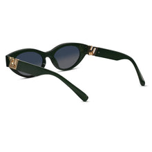 Zenith | Polarised Designer Green Cateye Sunglasses for Women