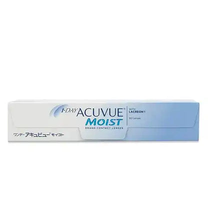 Acuvue 1 Day MOIST Daily Disposable Contact Lenses 30 lens box