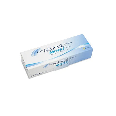 Acuvue 1 Day MOIST Daily Disposable Contact Lenses 30 lens box