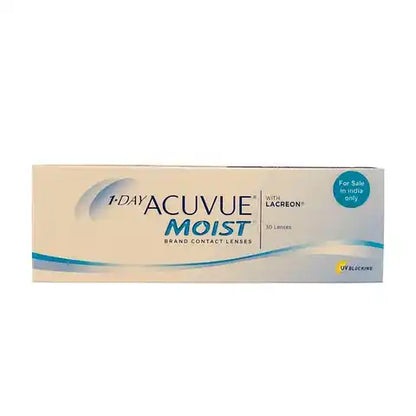 Johnson Johnson Acuvue Moist Dailies Contact Lenses - 30 Lens Pack with BC 9 00