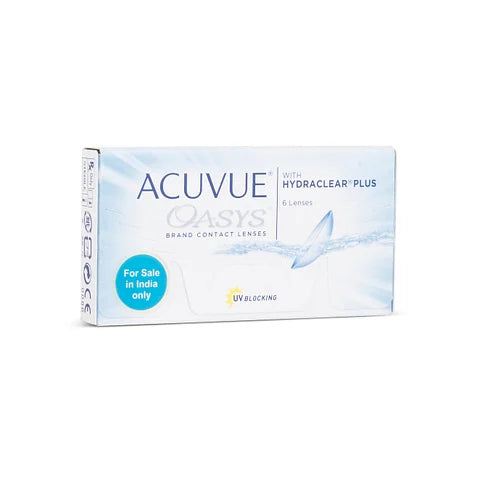 ACUVUE OASYS with HYDRACLEAR Plus Bi weekly Contact Lenses 6 lens box