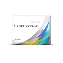 Air Optix Colors Power Contact Lens Blue 2 Lens Box