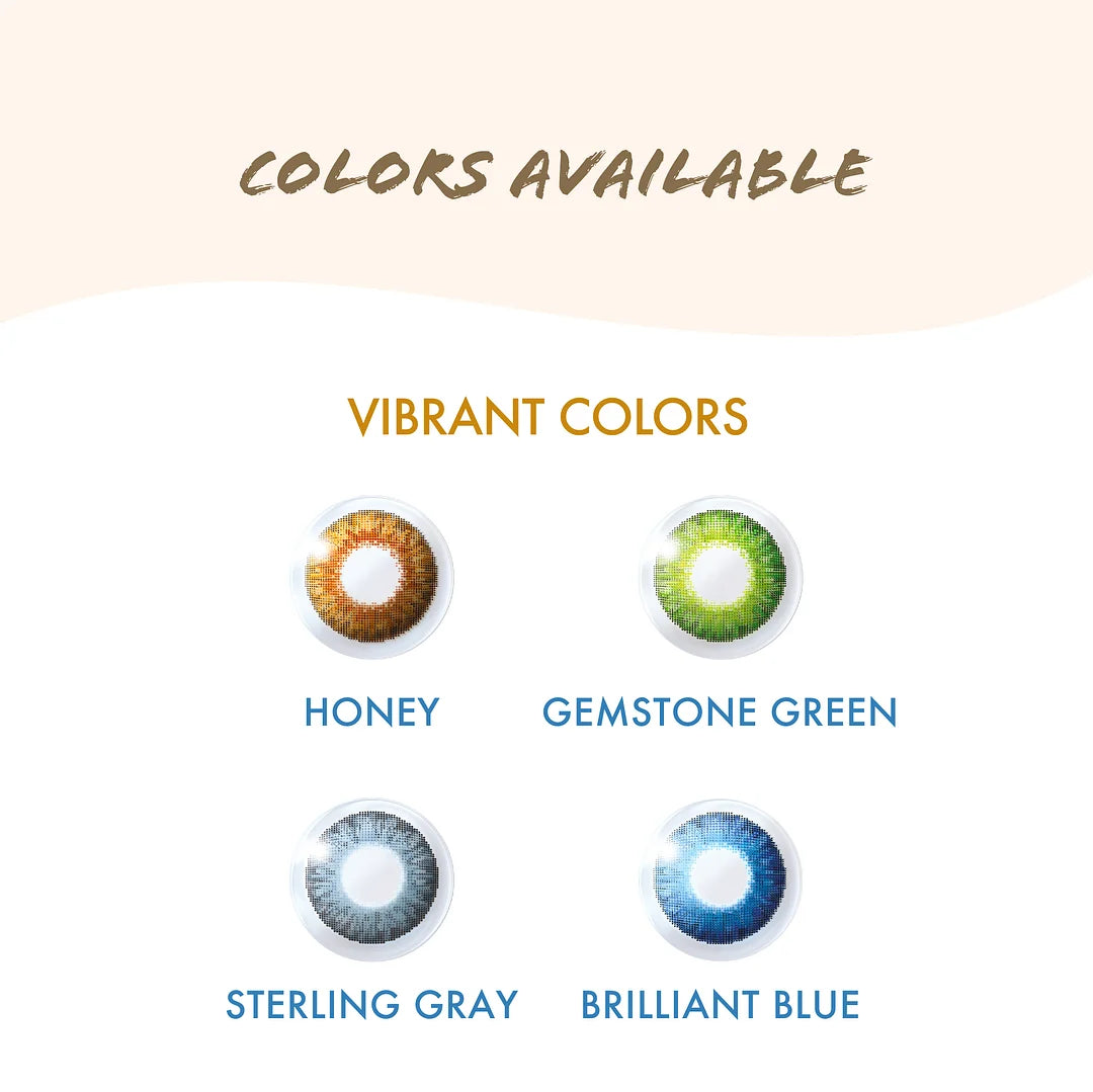 Air Optix Colors Contact Lens Brilliant-blue Powered 2 Lens Box