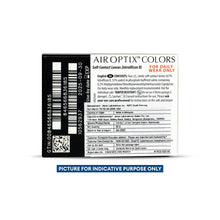 Air Optix Colors Power Contact Lens Blue 2 Lens Box