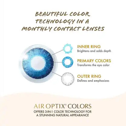 Alcon freshlook colorblends color lenses (2 lens/box) New Name+Packing - Air Optix Colors